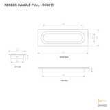 RCS011 - RECESSED PULL