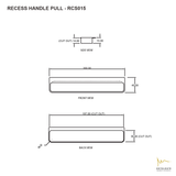 RCS015 - RECESSED PULL