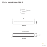 RCS017 - RECESSED PULL