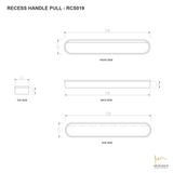 RCS019 - RECESSED PULL