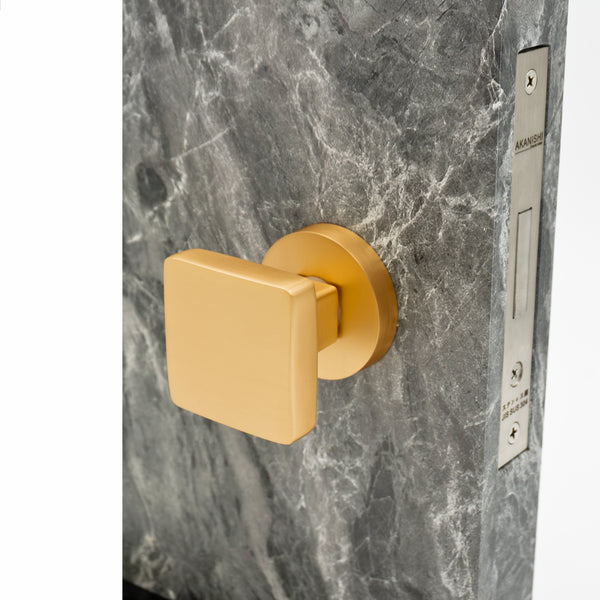 AK HIDDEN DOOR LOCK SQ02 - MATTE GOLD/G03