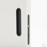 SDP001 SLIDING DOOR PULL WITH COINLOCK - BLACK/B01