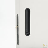 SDP001 SLIDING DOOR PULL WITH COINLOCK - BLACK/B01